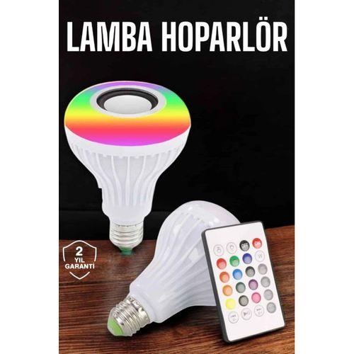 Kablosuz Bluetooth Hoparlör Led Lamba