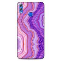 Mermer Desenli (46) Tema Core Armor Kılıf Lavanta Huawei Honor 8x Kılıf