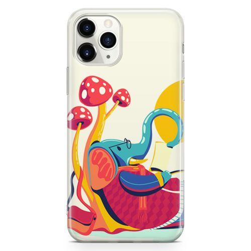 Apple iPhone 11 Pro Kılıf Entel Fil Arka Kapak Koruma Desenli Full Koruyucu