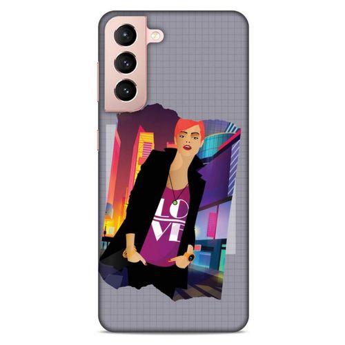 Lopard Samsung Galaxy S21 Uyumlu Kılıf Sokak Modası (52) Kabı