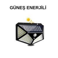 Solar Sensörlü Duvar Lambası Bahçe Lambaso Parlak Beyaz Işık Suya Dayanıklı