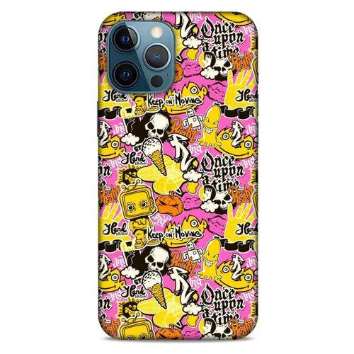 Graffitix (40) Desenli Silikon Kapak Apple iPhone 12 Pro Max Kılıf