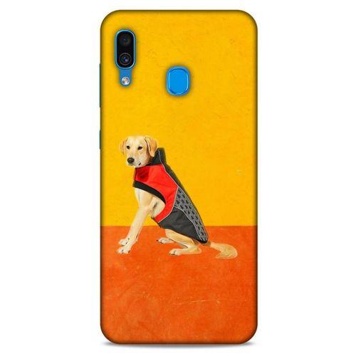 Samsung Galaxy A30 Kılıf Köpek Kıyafetleri (46) Core Armor Kılıf Golden Retriever Mont