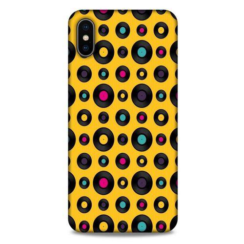 Retro (42) Desen Rugged Armor Kılıf Renkli Apple iPhone XS Max Kılıf