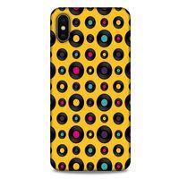 Retro (42) Desen Rugged Armor Kılıf Renkli Apple iPhone XS Max Kılıf