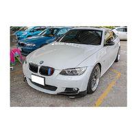 Bmw 3 Uyumlu Serisi E92 Ön Tampon Flap Piano Black Vakum 2007 - 2009