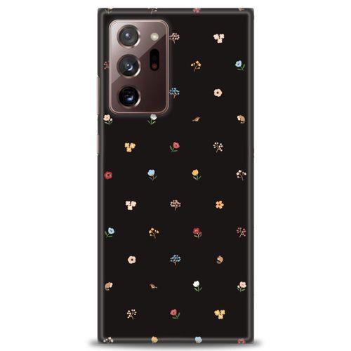 Samsung Galaxy Note 20 Ultra Kılıf HD Baskılı Kılıf - Flower + Tam Ekran Koruyucu