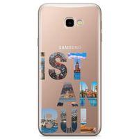 Samsung Galaxy J4 Plus Kılıf İstanbul Gezi Arka Kapak Koruma Desenli Full Koruyucu