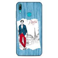 Sokak Modası 70 Huawei Y7 Prime 2019 Kılıf Desenli Silikon