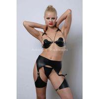 Deri Jartiyer Harness Takım, Kadın Fantezi İç Giyim - Brf1220