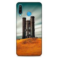 Lopard Huawei P30 Lite Uyumlu Kılıf Gece'S (31) TPU Kılıf Yeşil Gece