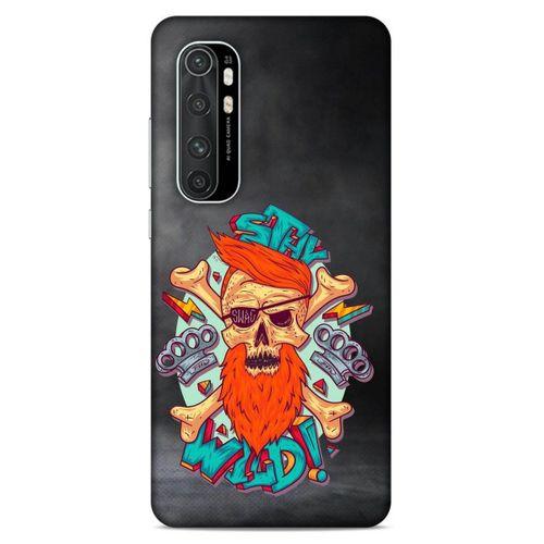 Lopard Xiaomi Mi Note 10 Lite Uyumlu Kılıf Tattoo's (33) Hybrid Kılıf Stay Wild