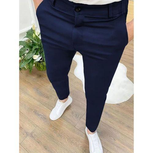 Erkek Cepli Slimfit Atlas Pantolon