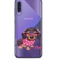 Zoologix (32) Samsung Galaxy A51 Şeffaf Kılıf Silikon Desenli