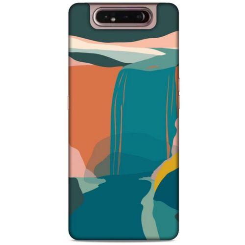 Samsung Galaxy A80 Uyumlu Kılıf Yeşil Delisi (24) Darbe Emici Kılıf Pastel yeşil