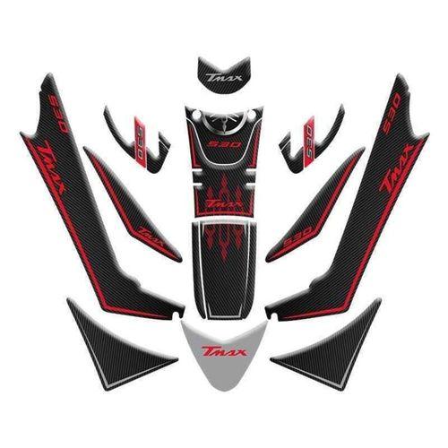 YAMAHA Yamaha Tmax 530 2017 - 2021 Uyumlu Tank Pad Set 001