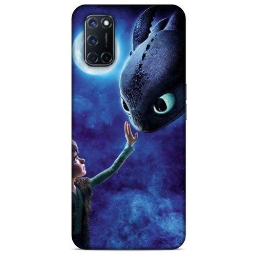 Oppo A92 Kılıf Dragons (40) Fit Silikon Kılıf Ejderha Takım Yıldızı