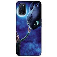 Oppo A92 Kılıf Dragons (40) Fit Silikon Kılıf Ejderha Takım Yıldızı