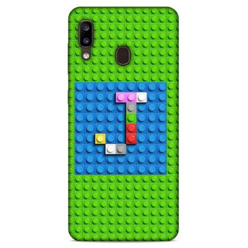 Lopard Samsung Galaxy A20 Uyumlu Kılıf BloX (21) Koruyucu Kapak J Harfi
