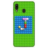 Lopard Samsung Galaxy A20 Uyumlu Kılıf BloX (21) Koruyucu Kapak J Harfi