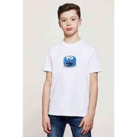 Kurabiye Canavari Cake Smash Backdrop Baskılı Unisex Çocuk Beyaz t-shirt