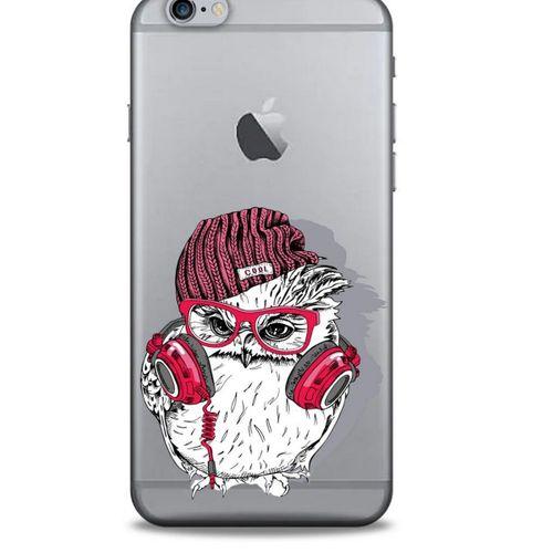 Zoologix (33) Apple Iphone 6S Plus Şeffaf Kılıf Silikon Desenli