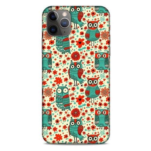 Baykuşlar (14) Desenli Silikon Kapak Telefon Kabı Apple Iphone 11 Pro Max Kılıf
