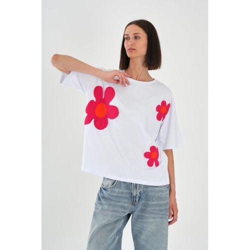 ALEXANDERGARDI Çicek Desenli Kadın T-shirt