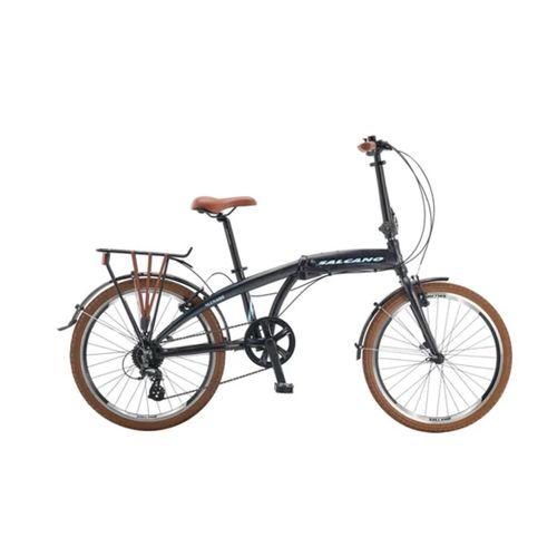 Salcano SLCN400 V Fren 24 Jant Katlanır Bisiklet Siyah-Mavi