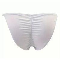 Erkek  Beyaz Büzgülü Slip İç Giyim