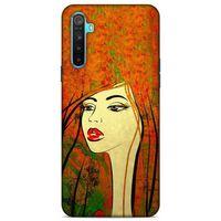 Lopard Oppo Realme 6i Uyumlu Kılıf Sürreal Yüzler ♀ (30) Silicone Case Desenli