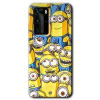 Huawei P40 Pro Kılıf HD Desen Baskılı Arka Kapak - Minion Ordusu