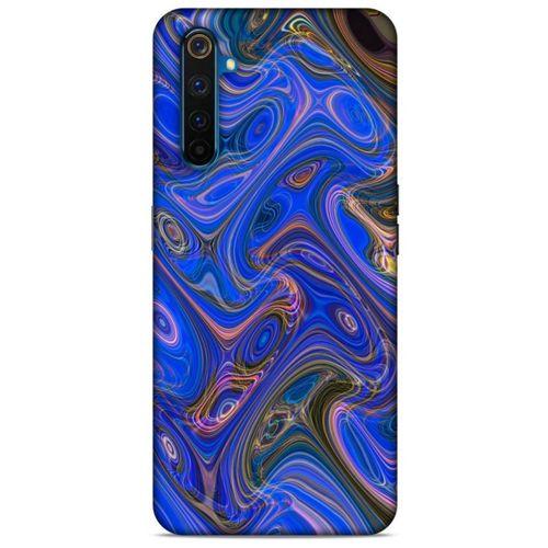 Realme 6 Pro Uyumlu Kılıf Mavi Delisi (5) Koruma Kabı Mermer
