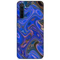 Realme 6 Pro Uyumlu Kılıf Mavi Delisi (5) Koruma Kabı Mermer