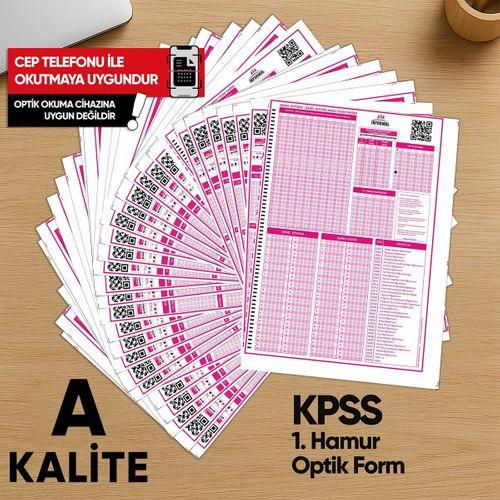 KPSS (GY-GK) Deneme Sınavları İçin 500 Adet Optik Form