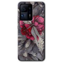 MRCİLETİSİM Xiaomi Mi Mix 4 Kılıf HD Desen Baskılı Arka Kapak+Temperli Cam - kelebek Ömrü