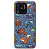 Xiaomi Redmi 10C HD Baskılı Kılıf + 9D Tam Ekran Koruyucu - Animals Funny