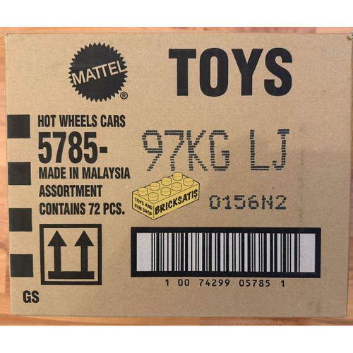 Hot Wheels Kısa Karton 72'li Kutu 5785-97KGLJ