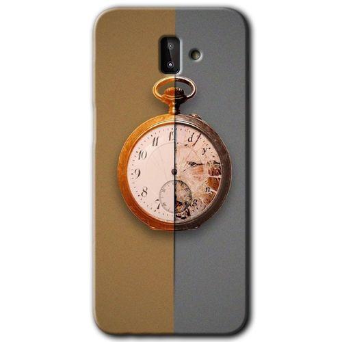 Potkal Hediye Fabrikası Samsung Galaxy J6 Plus HD Baskılı Kılıf + 9D Tam Ekran Koruyucu - Clocks Artwork