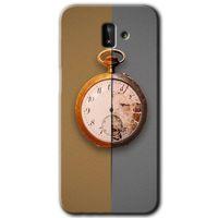 Potkal Hediye Fabrikası Samsung Galaxy J6 Plus HD Baskılı Kılıf + 9D Tam Ekran Koruyucu - Clocks Artwork