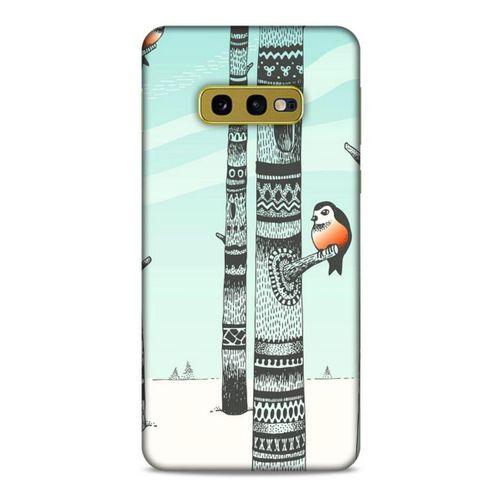 Samsung Galaxy S10e Kılıf Snowix (20) Koruyucu Kılıf Yeşil Siyah