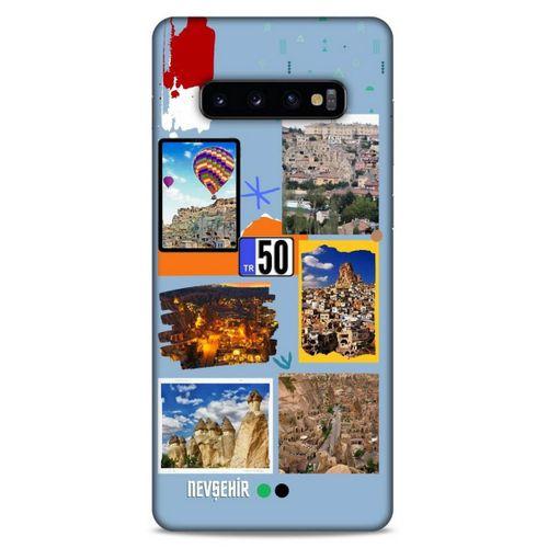 Lopard Samsung Galaxy S10 Plus Uyumlu Kılıf Şehirli ※ (50) Nevşehir Shockproof Kılıf