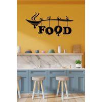 Food Mutfak Dekoratif Kaşıklı Duvar Sticker Yapıştırma (SUDAN VE NEMDEN ETKİLENMEZ)