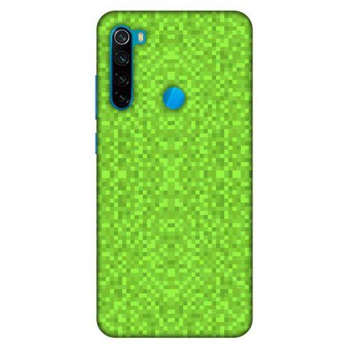 Lopard Xiaomi Redmi Note 8 Uyumlu Kılıf PiXel (2) Kabı Yeşil Kahve