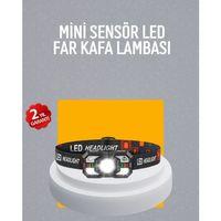 Şarj Edilebilir Led Far Hareket Sensörlü 5 Modlu Outdoor