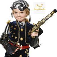 Eskitilmiş Desenli Plastik Oyuncak Korsan Tabancası 40 cm