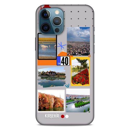 Lopard Apple iPhone 12 Pro Max Uyumlu Kılıf Şehirli ※ (40) Kırşehir Fit Silikon Kılıf