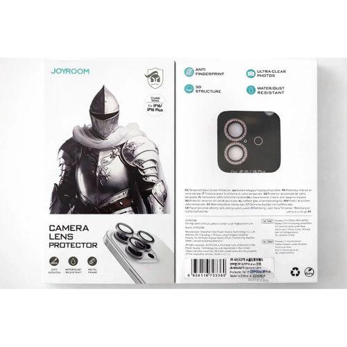 Joyroom İphone 16/16 Plus ile Uyumlu Taşlı Kamera Premium Lens Koruyucu