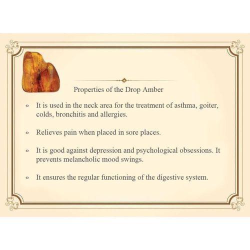 Nipora 925 Ayar Gümüş Püsküllü Arpa Kesim Koyu Kırmızı Damla Kehribar Tesbih