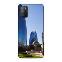 Xiaomi Poco M3 Uyumlu Kılıf Azarbaijan (37) Silicone Cover Kule ve Camii